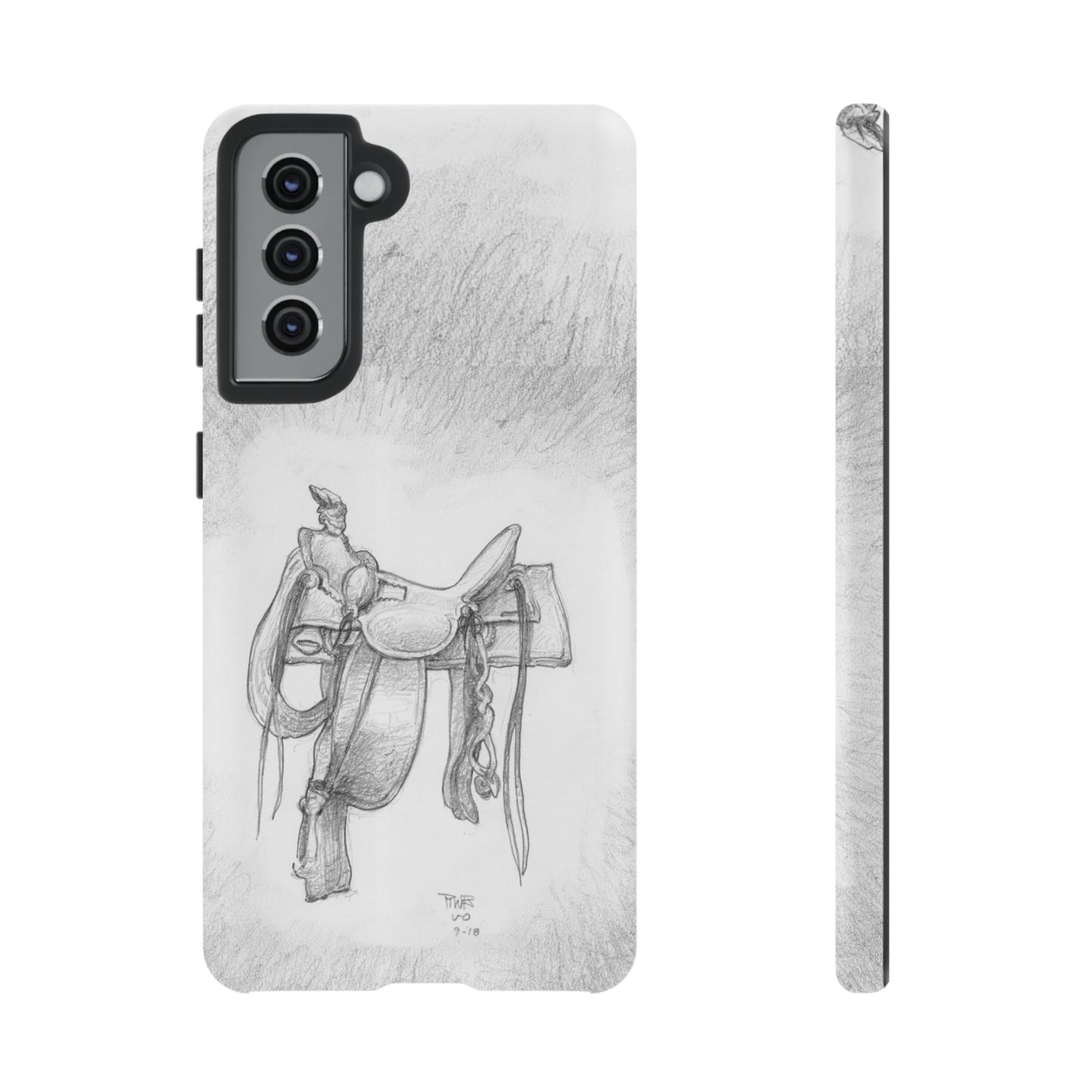 "Trail Dust and Saddle Leather" Tough Case
