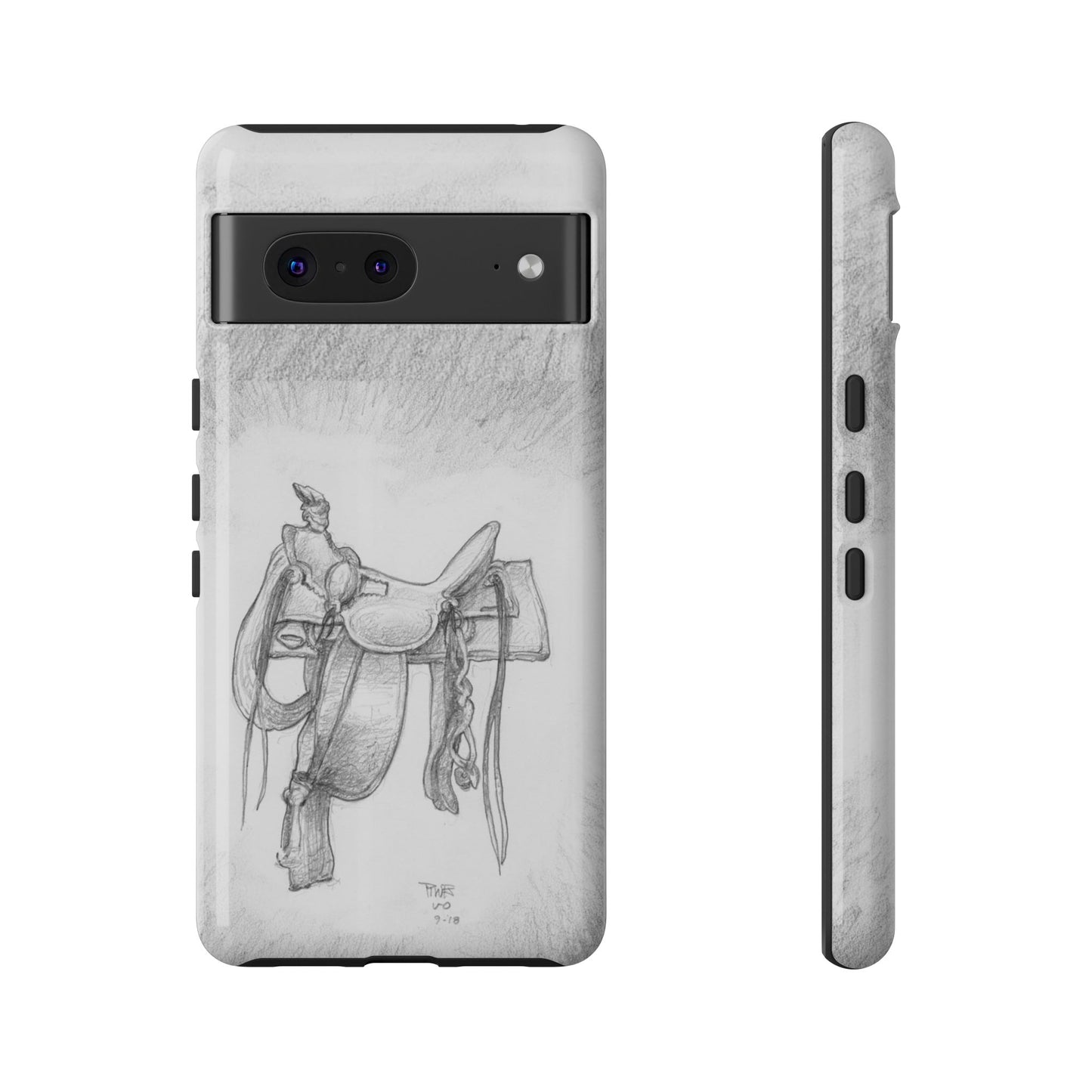 "Trail Dust and Saddle Leather" Tough Case