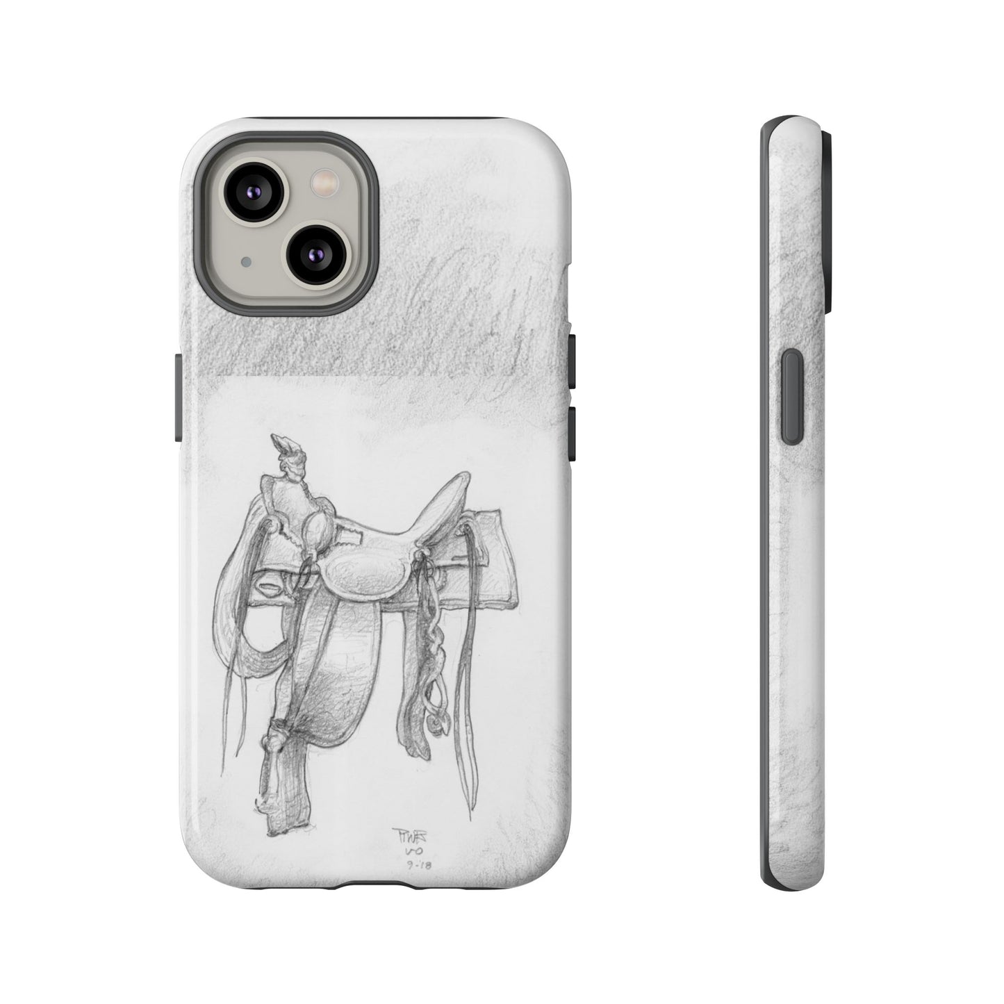 "Trail Dust and Saddle Leather" Tough Case