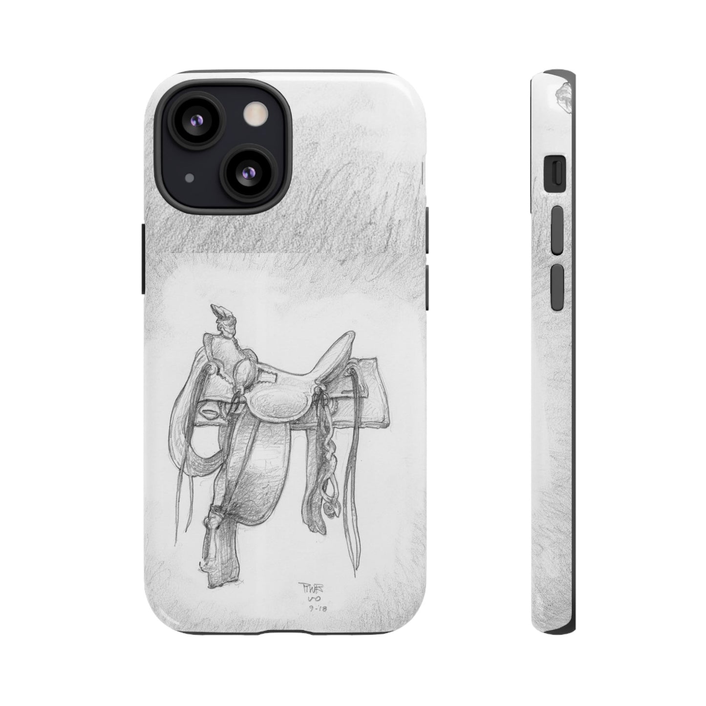 "Trail Dust and Saddle Leather" Tough Case
