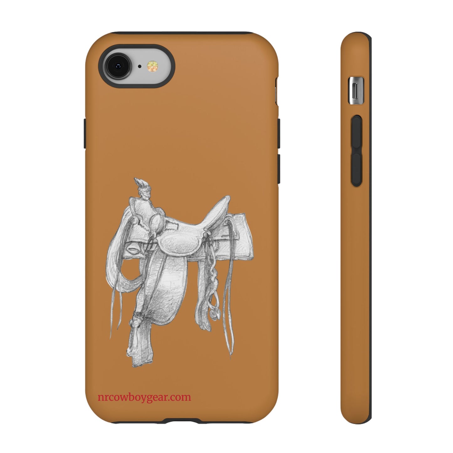 "Trail Dust and Saddle Leather" Brown Tough Case