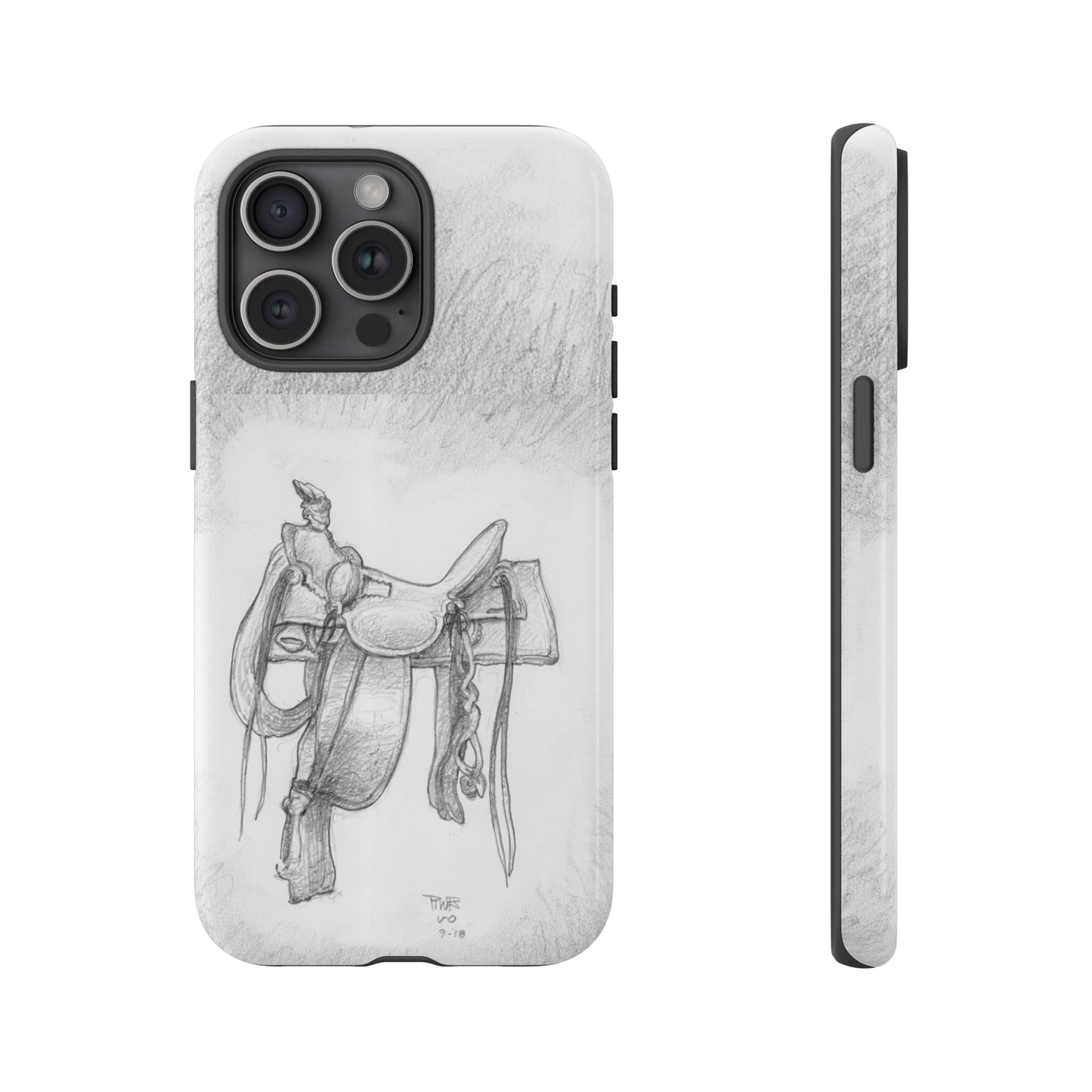 "Trail Dust and Saddle Leather" Tough Case