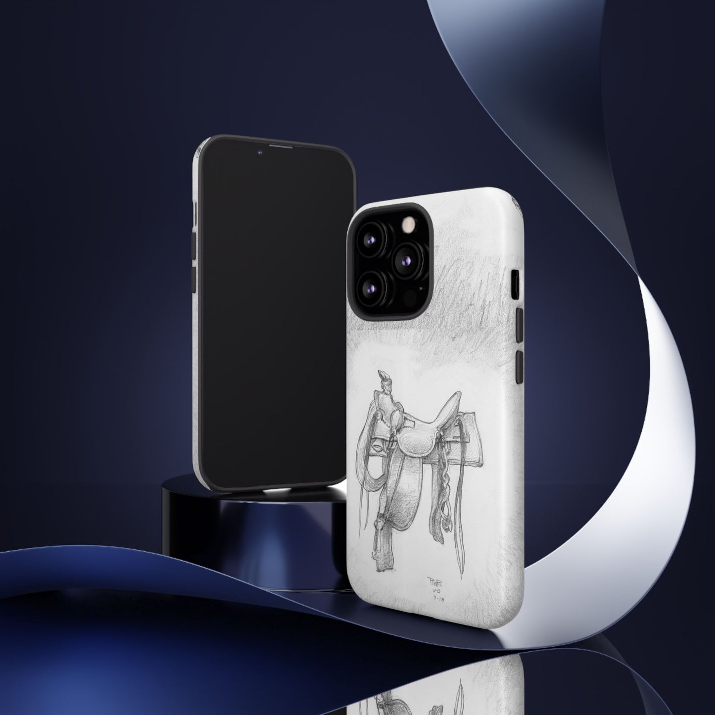 "Trail Dust and Saddle Leather" Tough Case