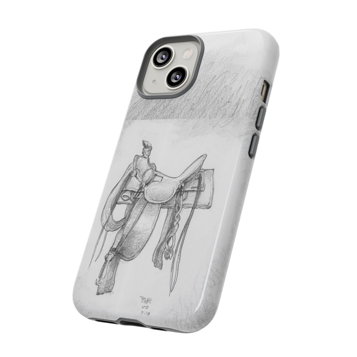 "Trail Dust and Saddle Leather" Tough Case
