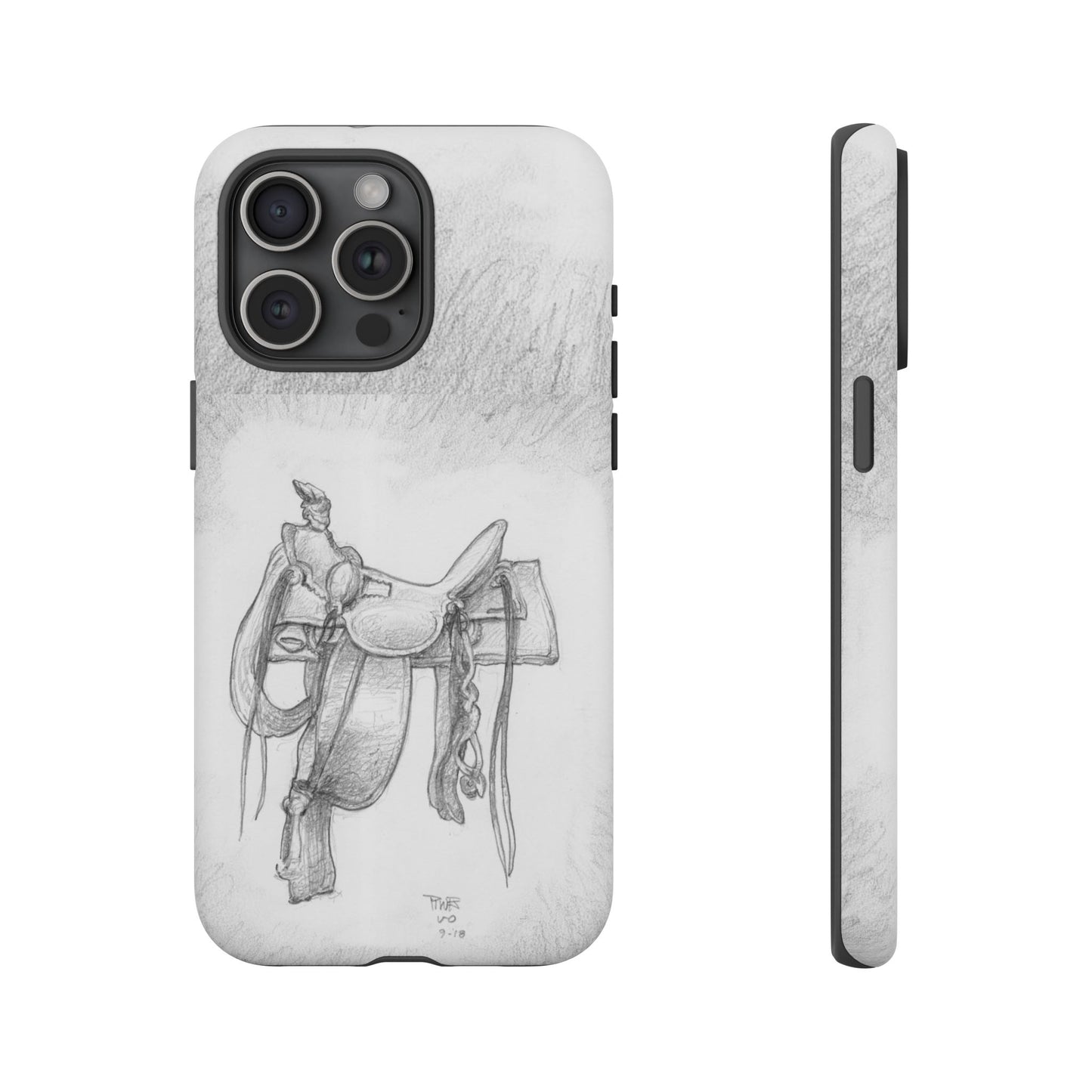 "Trail Dust and Saddle Leather" Tough Case