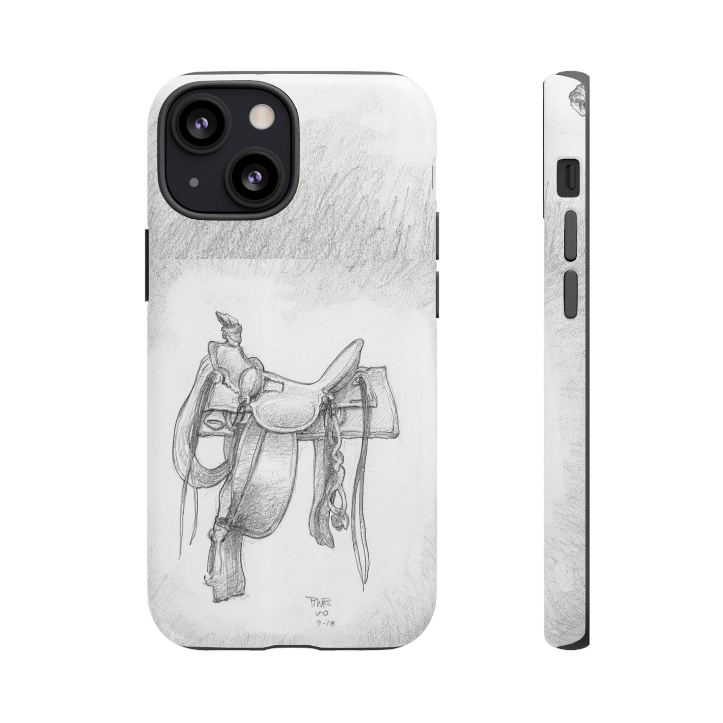 "Trail Dust and Saddle Leather" Tough Case