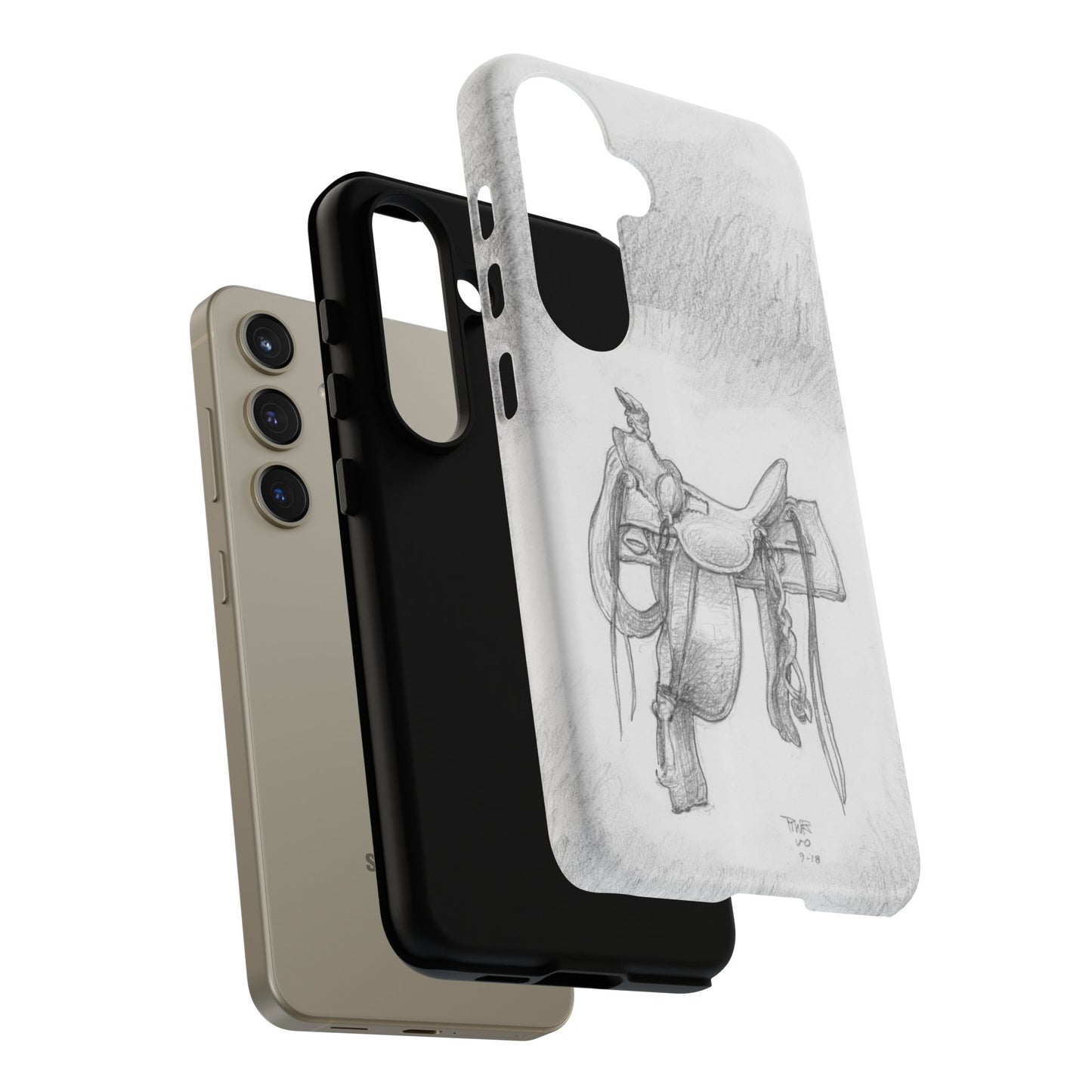 "Trail Dust and Saddle Leather" Tough Case