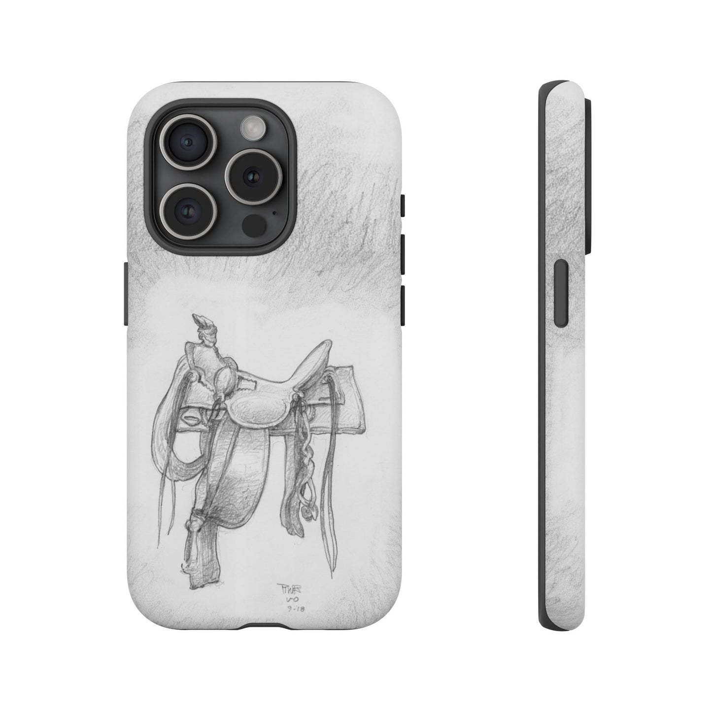"Trail Dust and Saddle Leather" Tough Case
