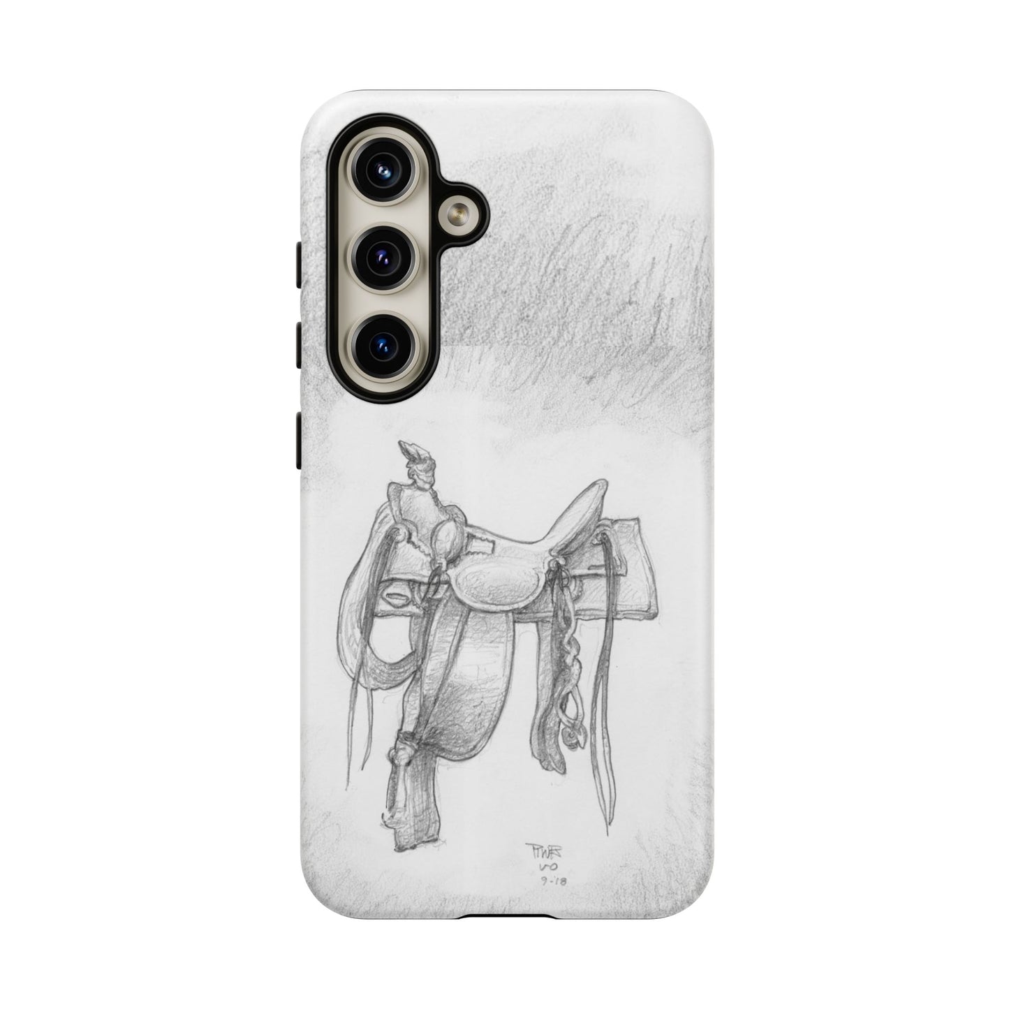 "Trail Dust and Saddle Leather" Tough Case