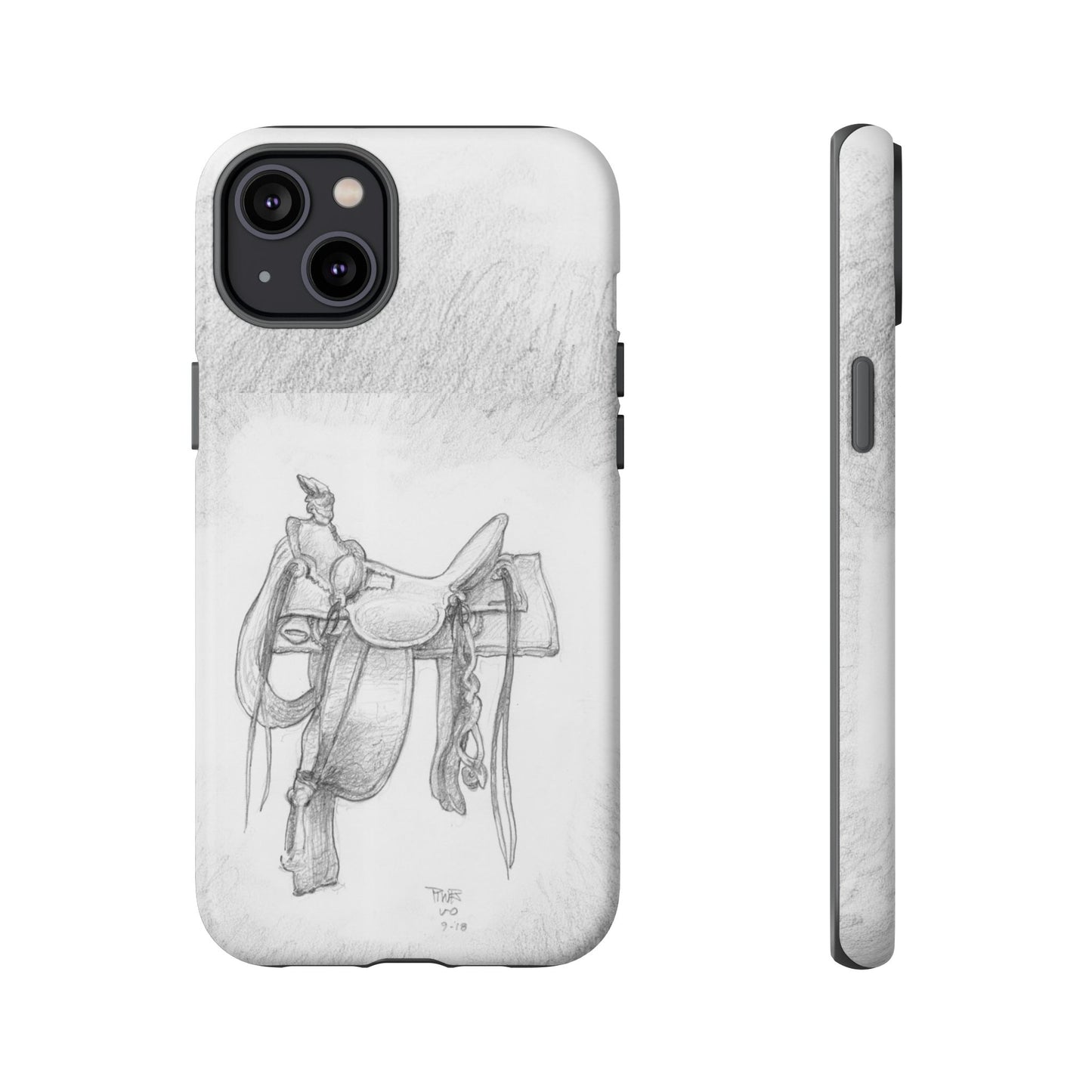 "Trail Dust and Saddle Leather" Tough Case