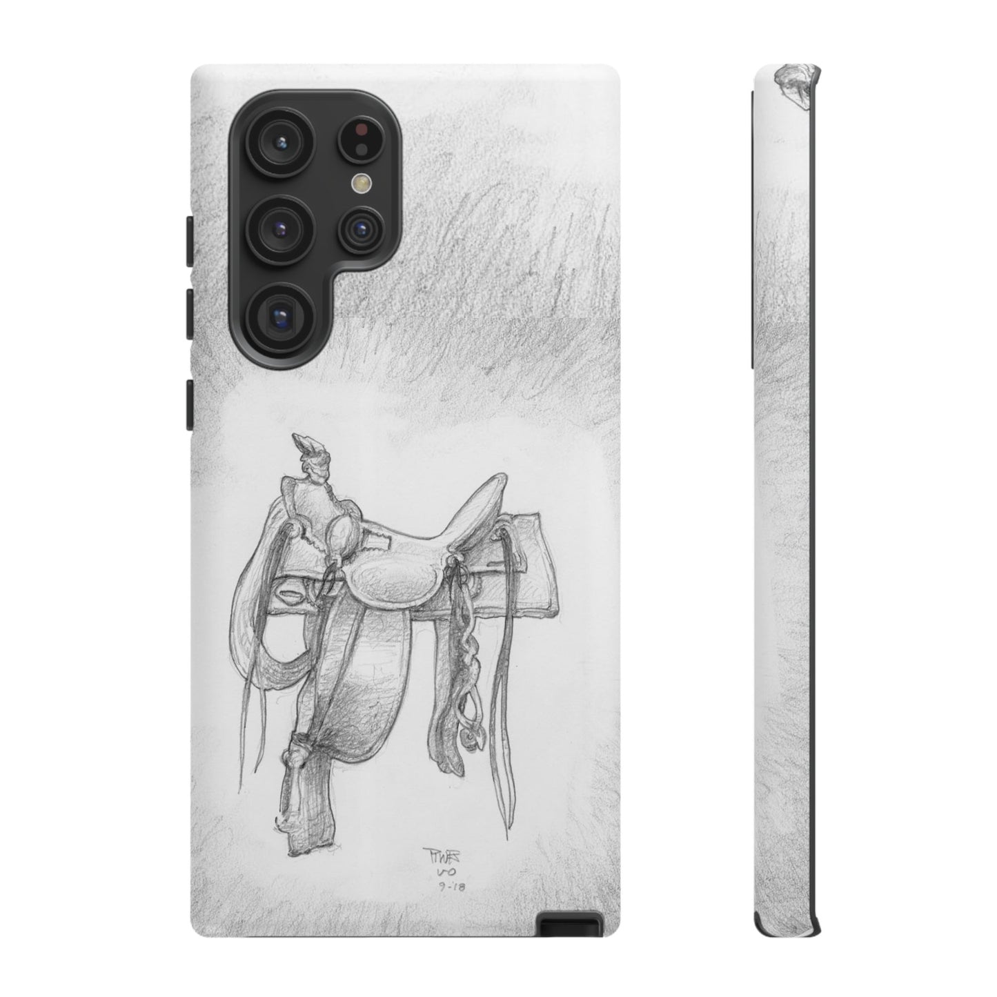 "Trail Dust and Saddle Leather" Tough Case