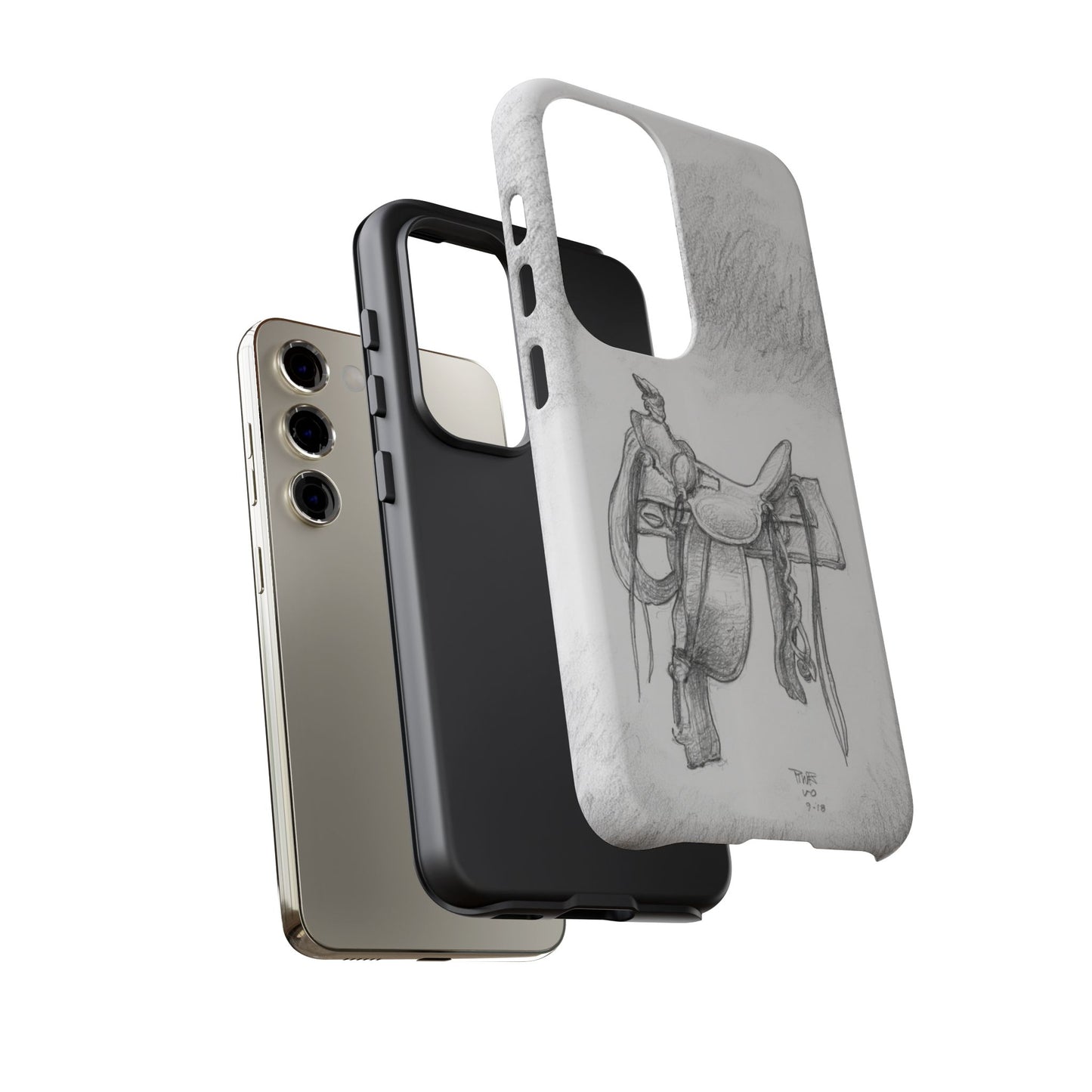 "Trail Dust and Saddle Leather" Tough Case