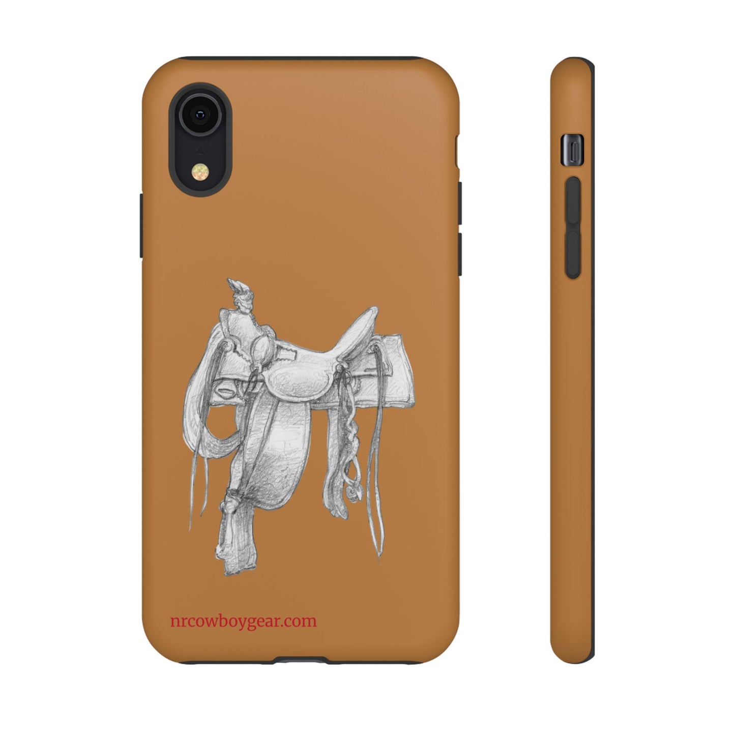 "Trail Dust and Saddle Leather" Brown Tough Case