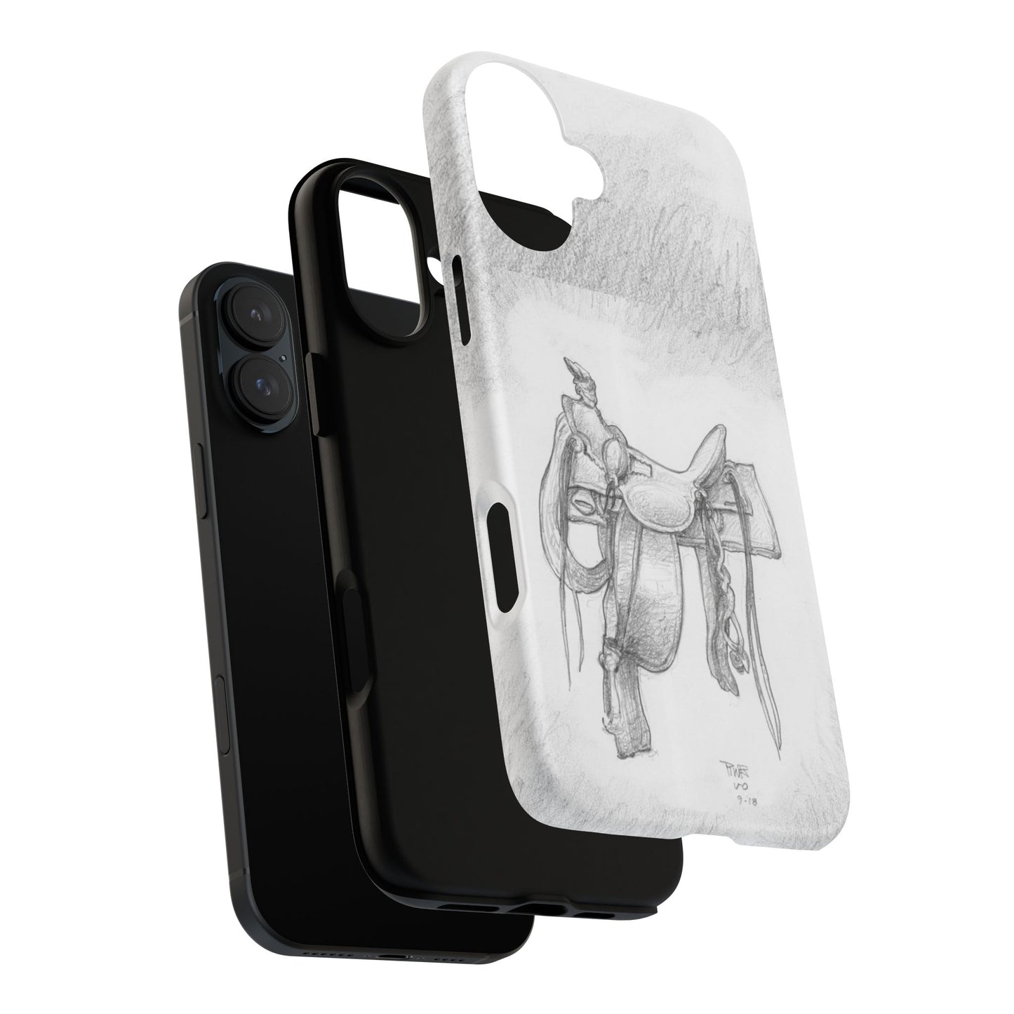 "Trail Dust and Saddle Leather" Tough Case