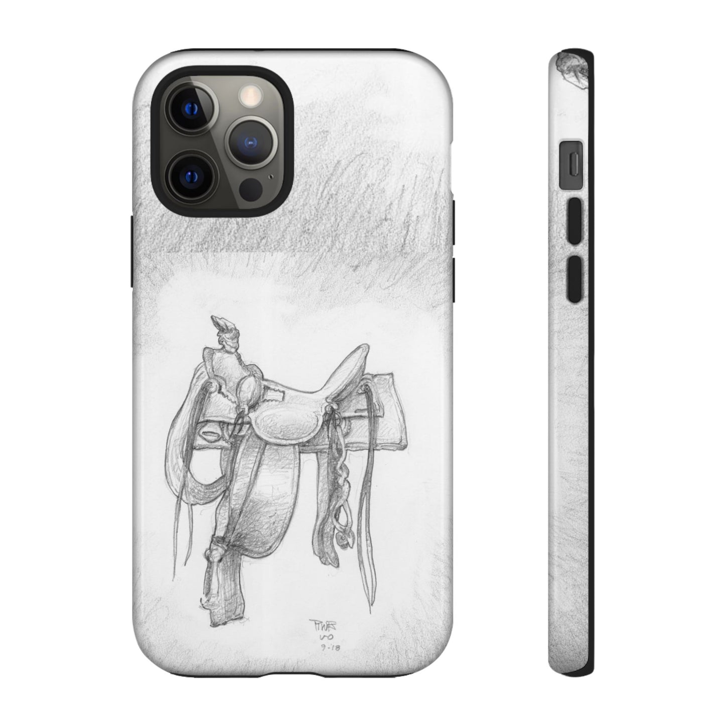 "Trail Dust and Saddle Leather" Tough Case