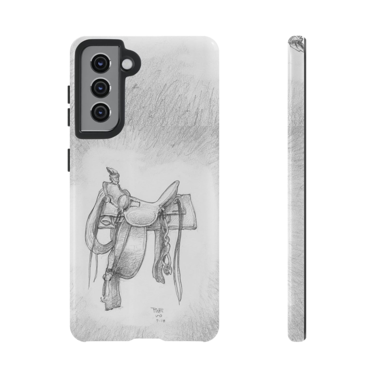 "Trail Dust and Saddle Leather" Tough Case