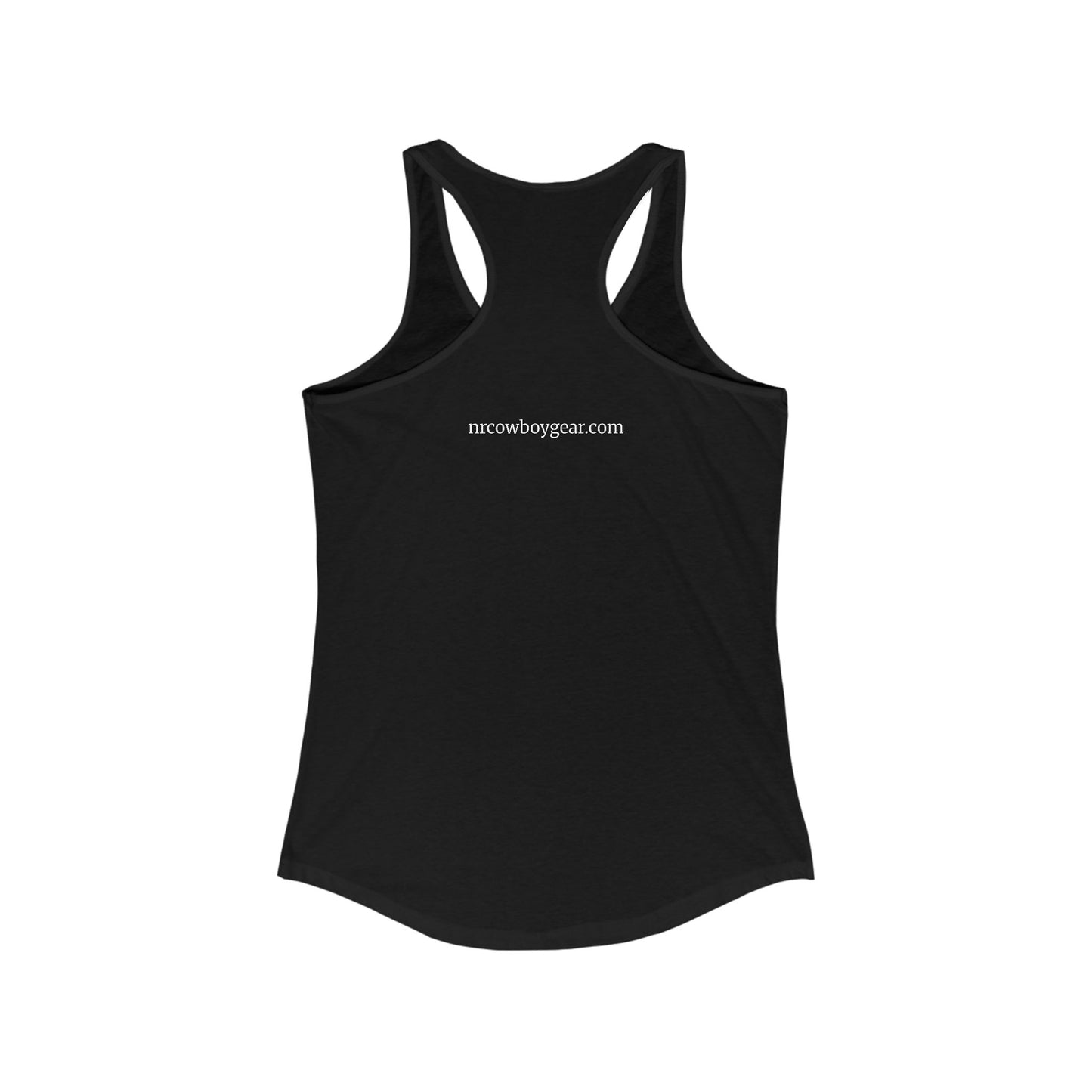 Racerback Tank - Cowboy Cowgirl Buckaroo Sexy Western Print