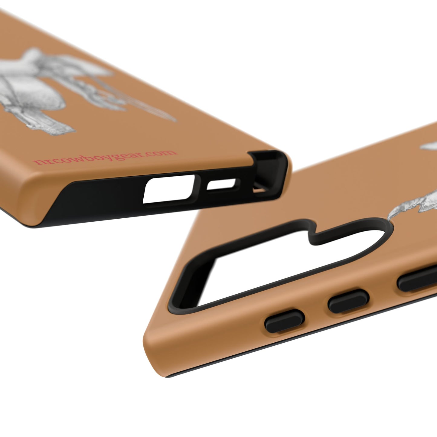 "Trail Dust and Saddle Leather" Brown Tough Case
