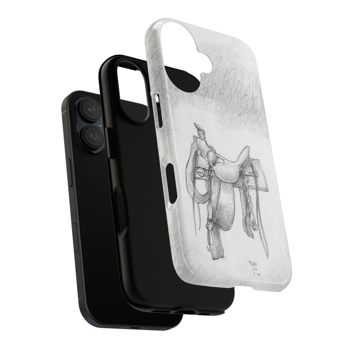 "Trail Dust and Saddle Leather" Tough Case