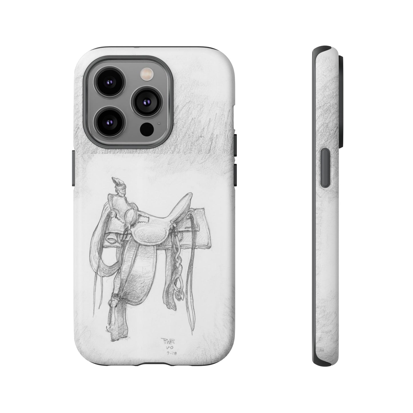 "Trail Dust and Saddle Leather" Tough Case
