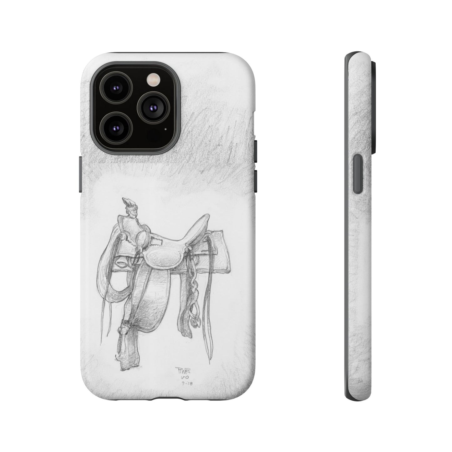 "Trail Dust and Saddle Leather" Tough Case
