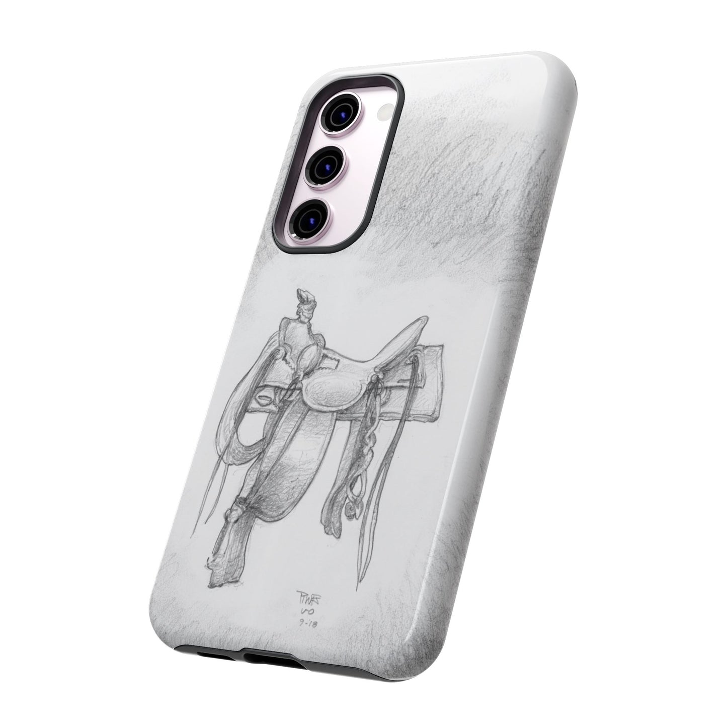 "Trail Dust and Saddle Leather" Tough Case