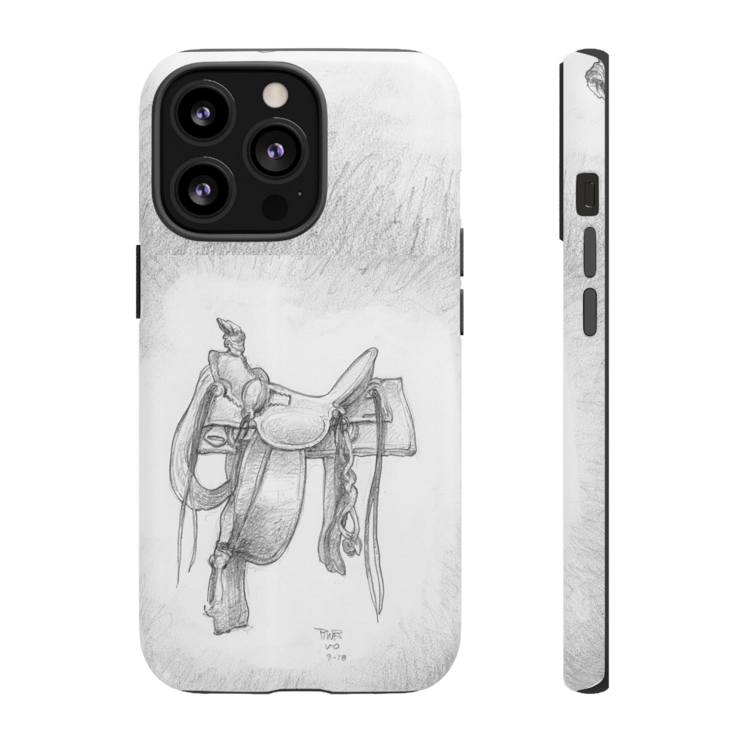 "Trail Dust and Saddle Leather" Tough Case