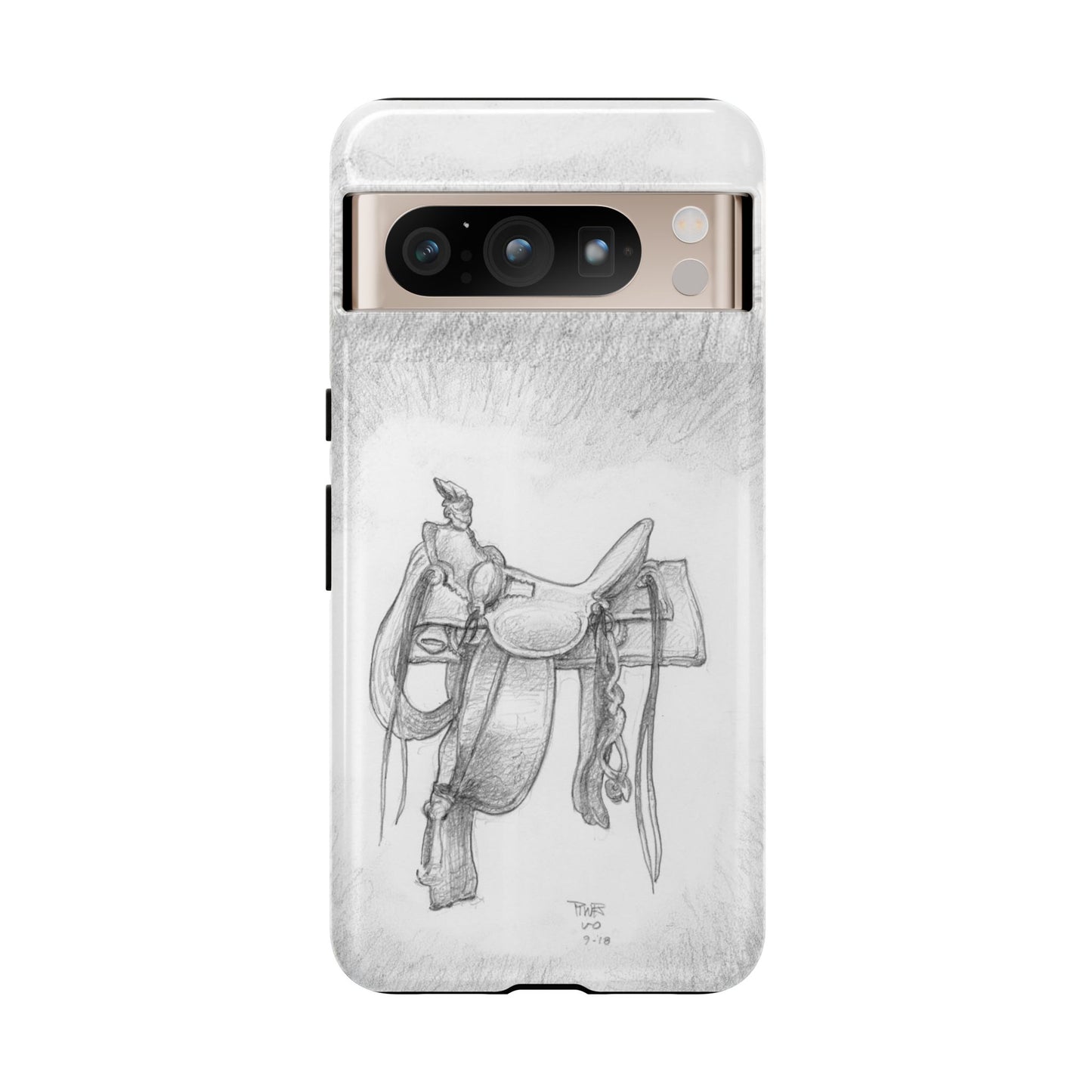 "Trail Dust and Saddle Leather" Tough Case