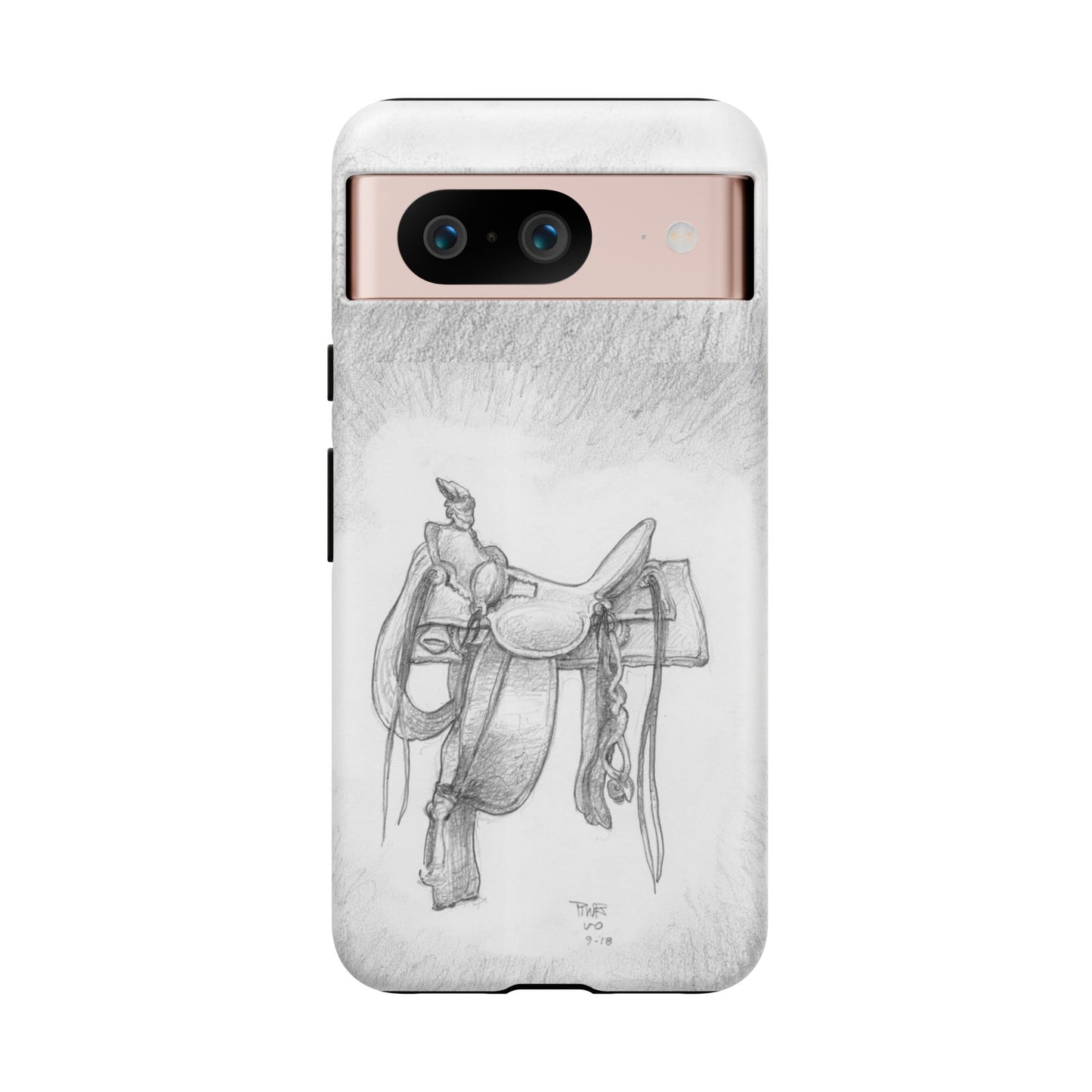 "Trail Dust and Saddle Leather" Tough Case