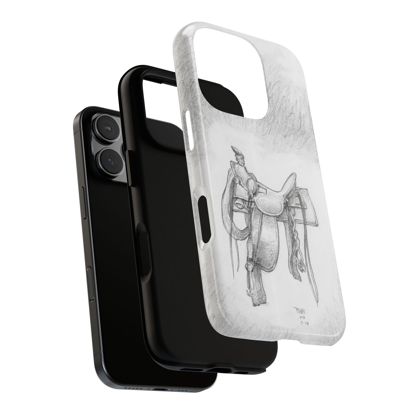 "Trail Dust and Saddle Leather" Tough Case