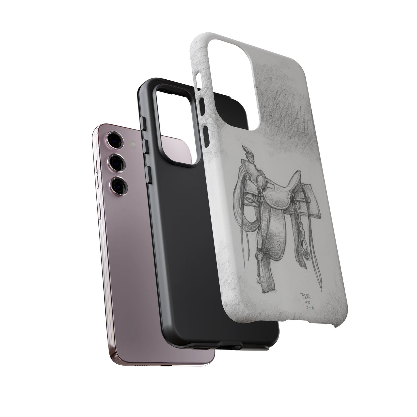 "Trail Dust and Saddle Leather" Tough Case