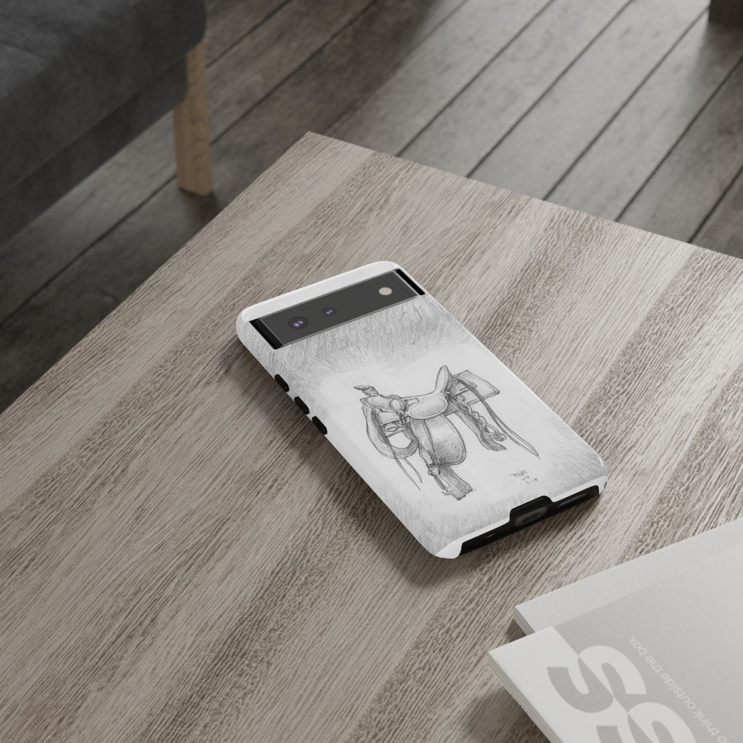 "Trail Dust and Saddle Leather" Tough Case