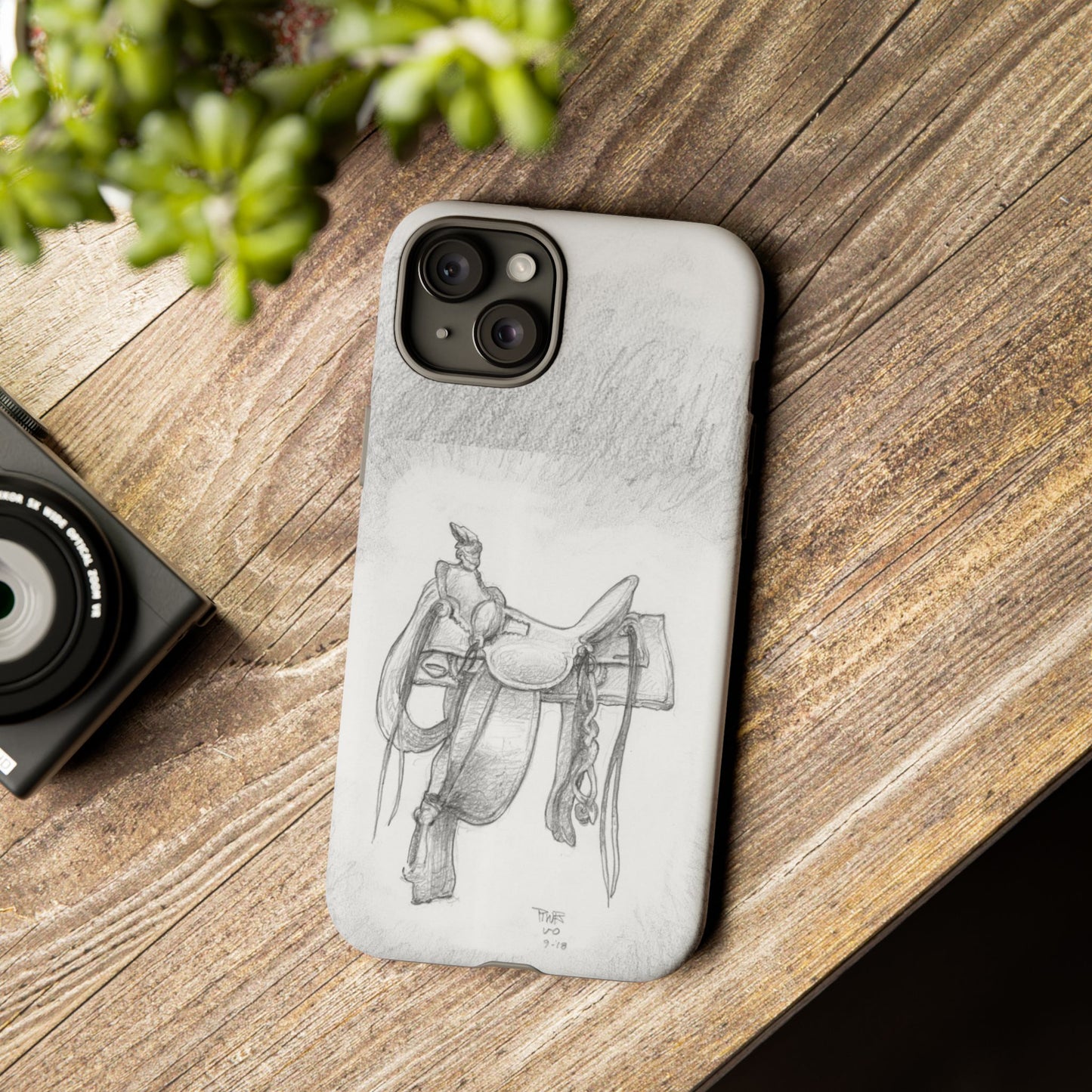 "Trail Dust and Saddle Leather" Tough Case