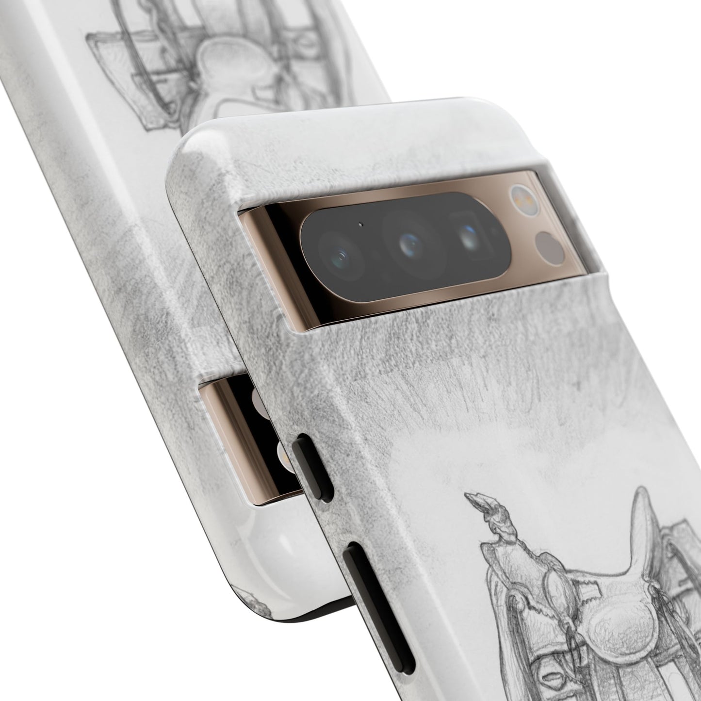 "Trail Dust and Saddle Leather" Tough Case