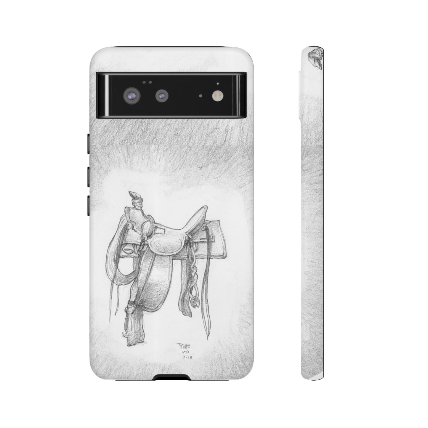 "Trail Dust and Saddle Leather" Tough Case