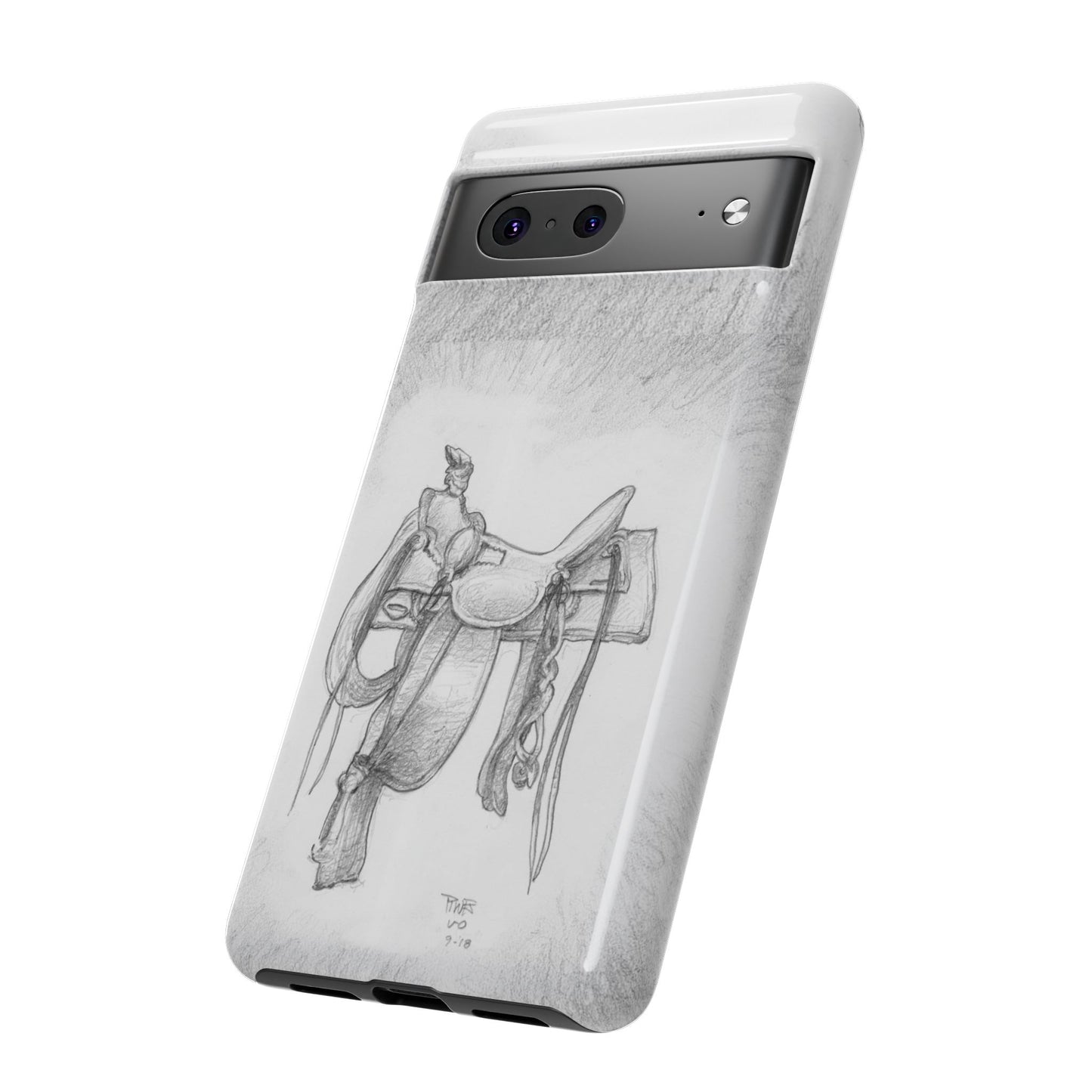 "Trail Dust and Saddle Leather" Tough Case
