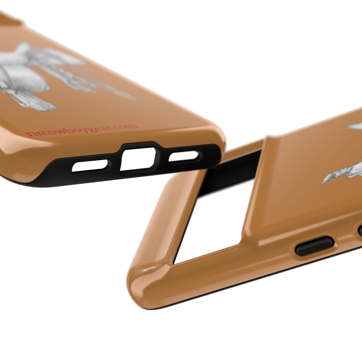 "Trail Dust and Saddle Leather" Brown Tough Case
