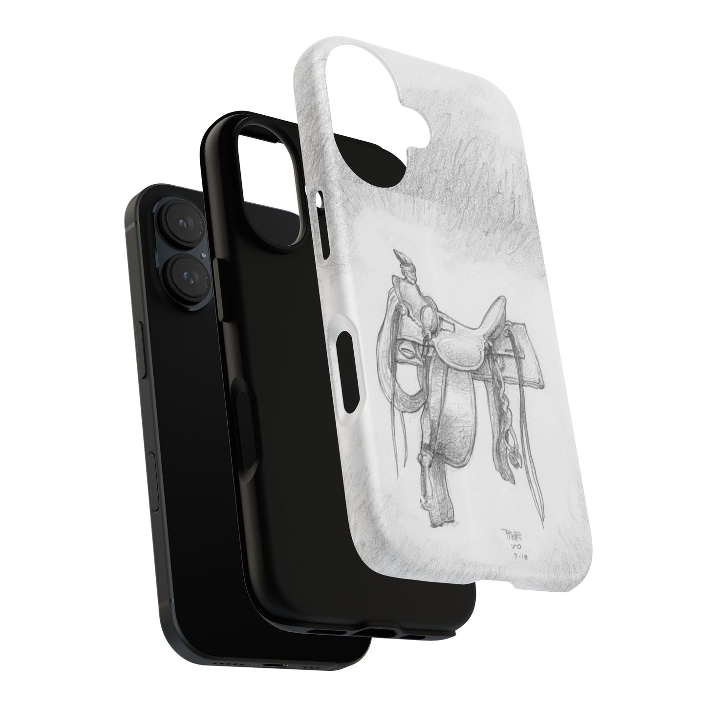"Trail Dust and Saddle Leather" Tough Case