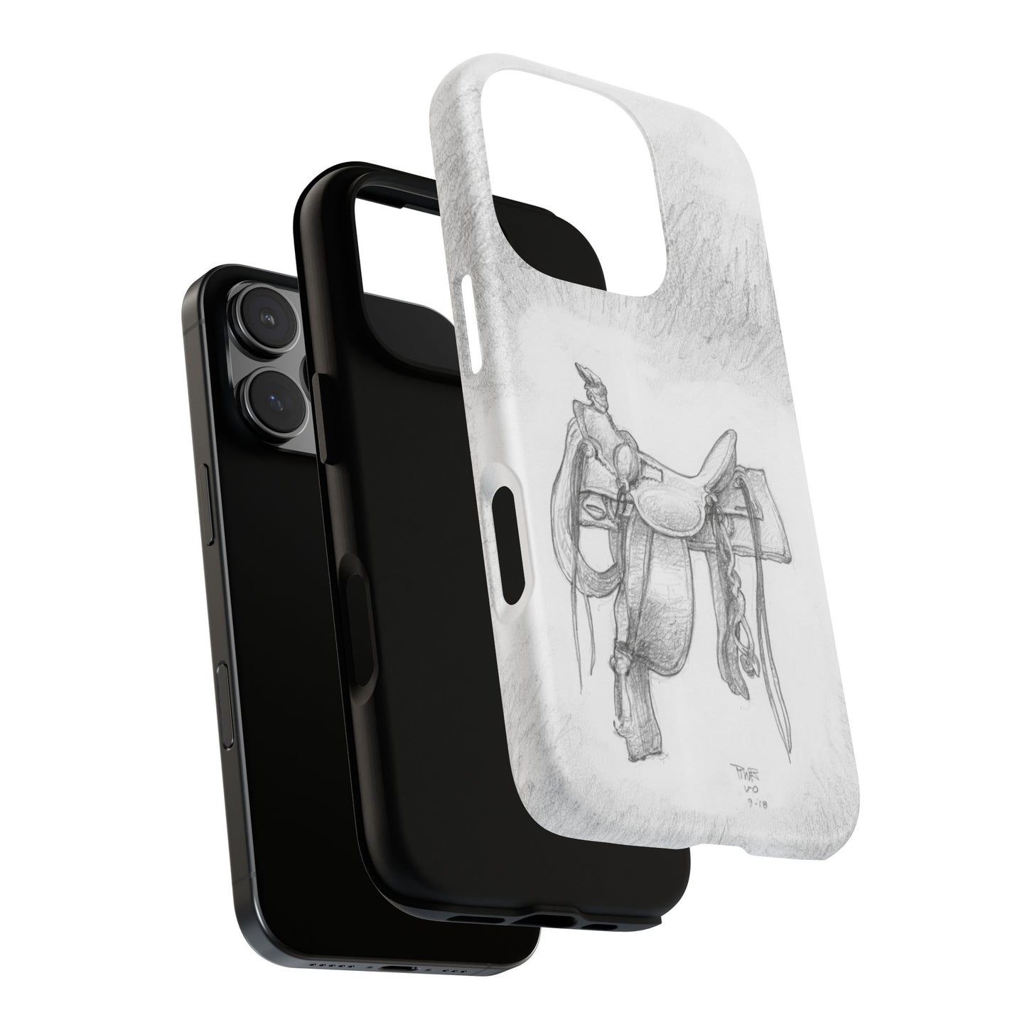 "Trail Dust and Saddle Leather" Tough Case