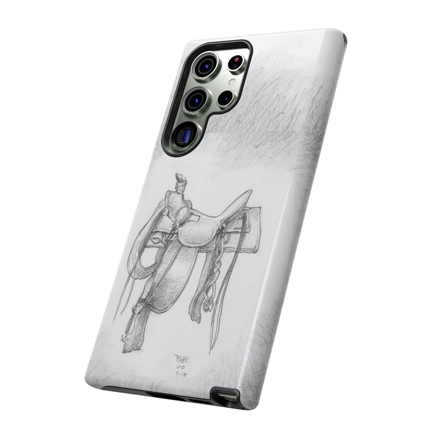 "Trail Dust and Saddle Leather" Tough Case