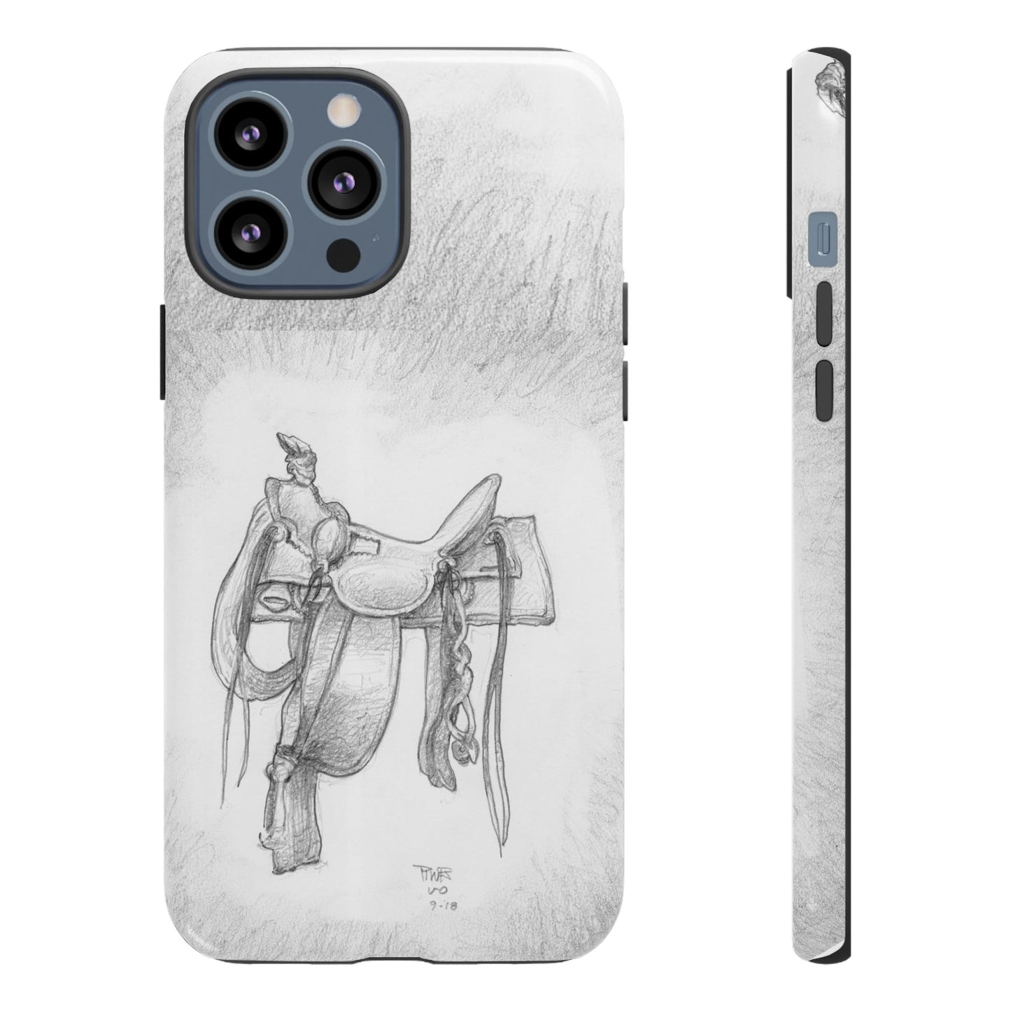 "Trail Dust and Saddle Leather" Tough Case