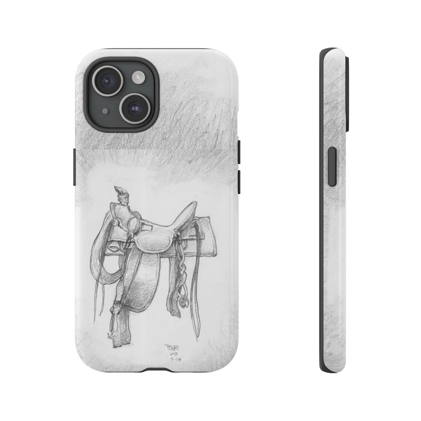 "Trail Dust and Saddle Leather" Tough Case