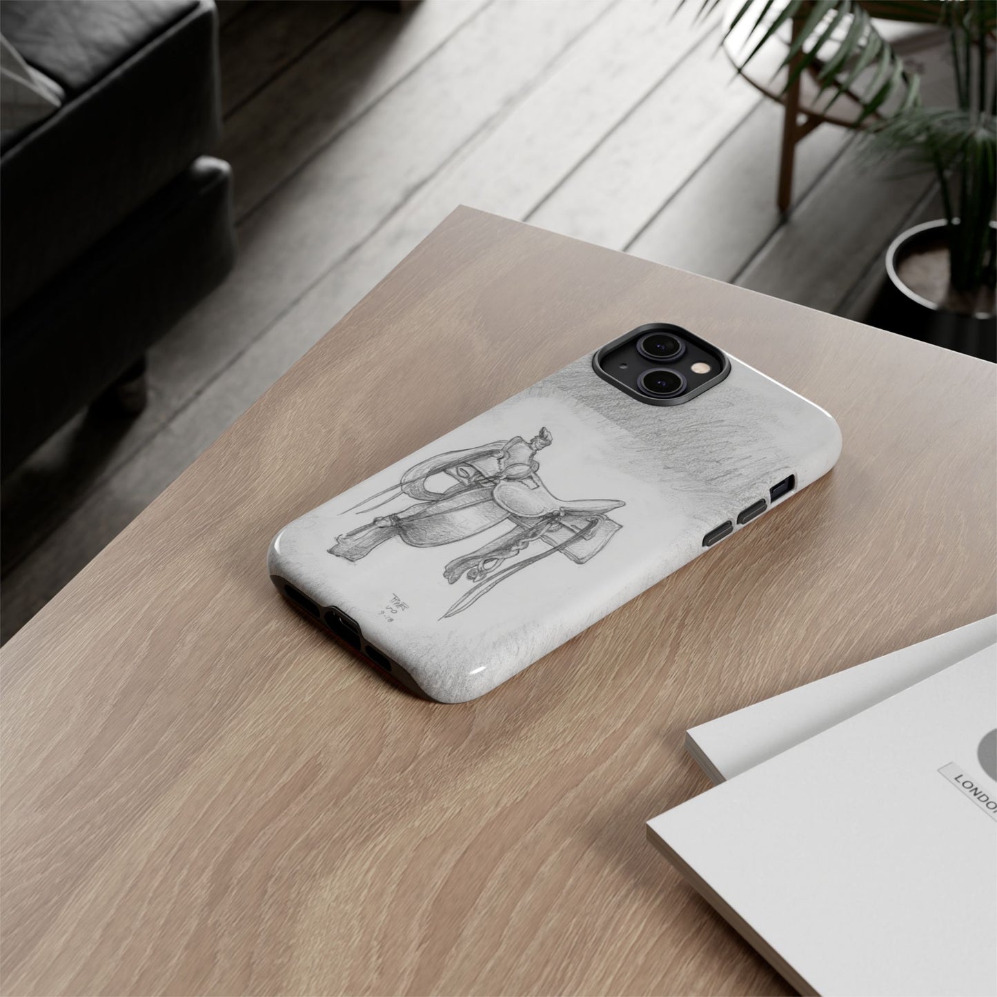 "Trail Dust and Saddle Leather" Tough Case
