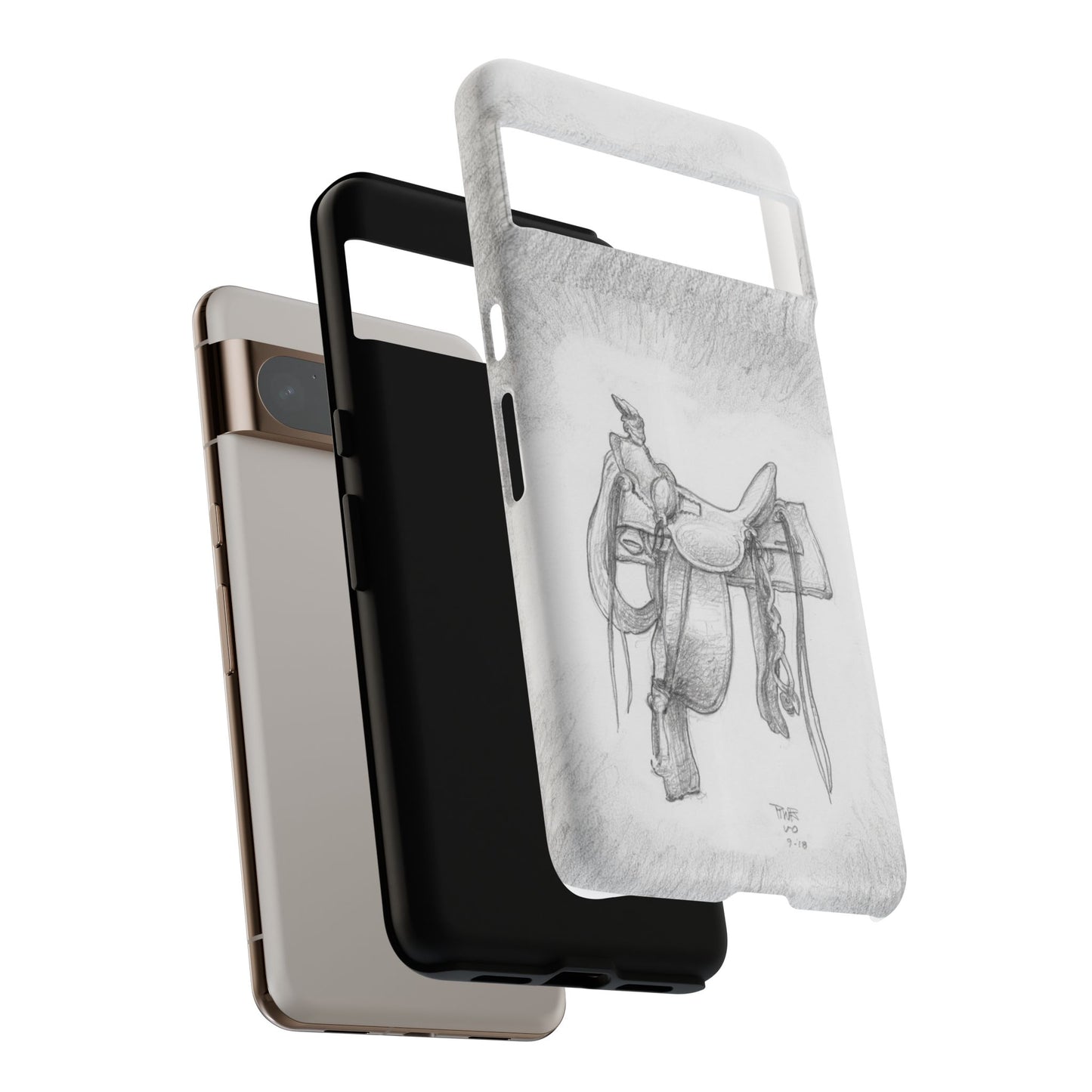 "Trail Dust and Saddle Leather" Tough Case