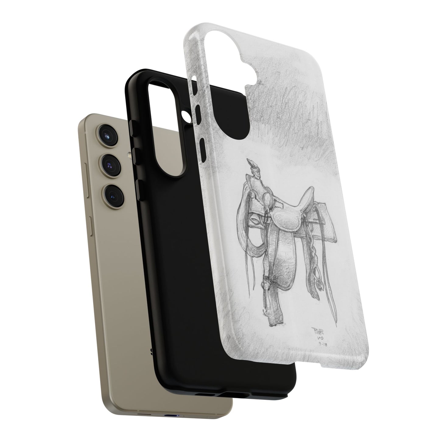 "Trail Dust and Saddle Leather" Tough Case