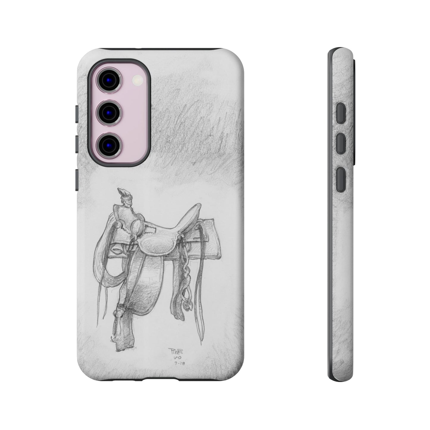 "Trail Dust and Saddle Leather" Tough Case