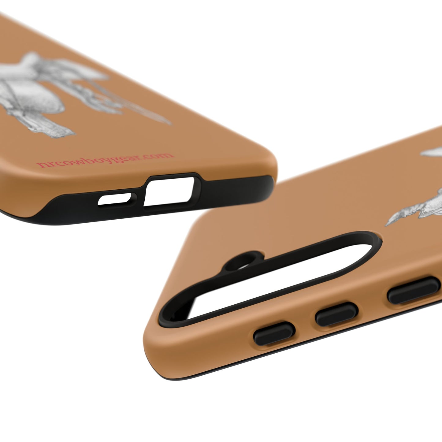 "Trail Dust and Saddle Leather" Brown Tough Case